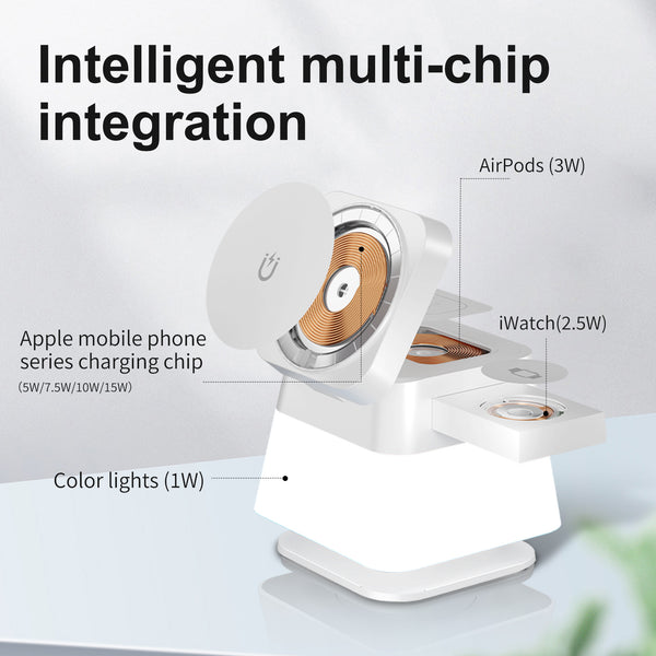 4 In 1 Colorful Wireless Charger